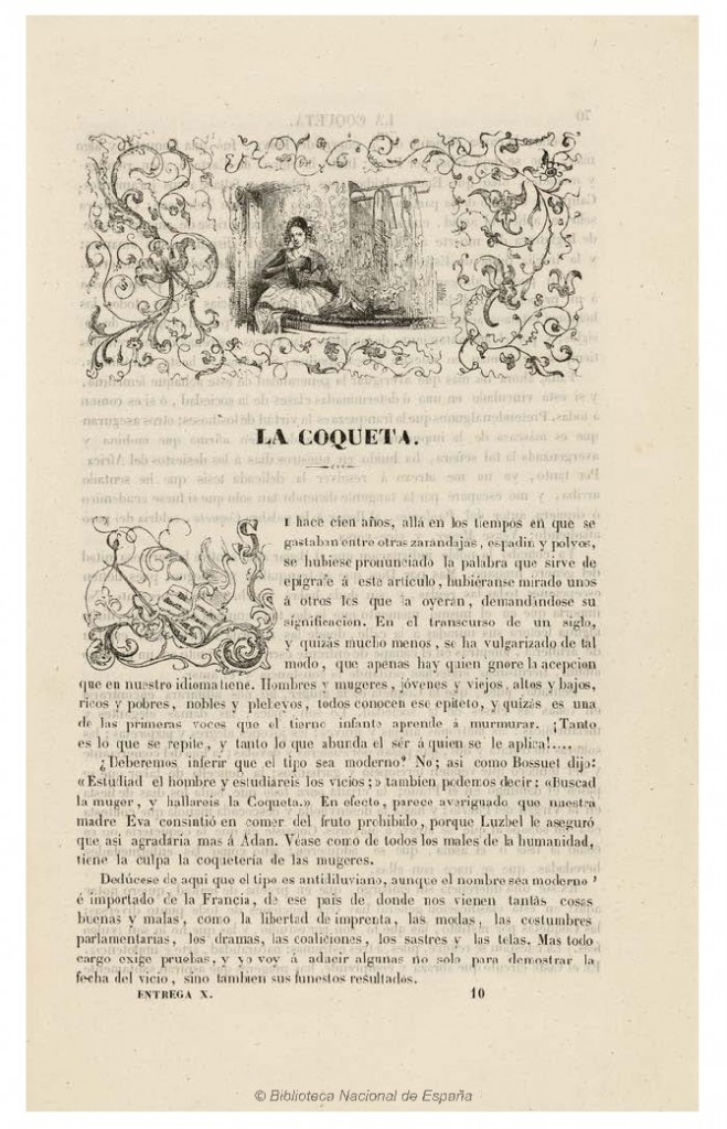 Texto de La coqueta (BNE)